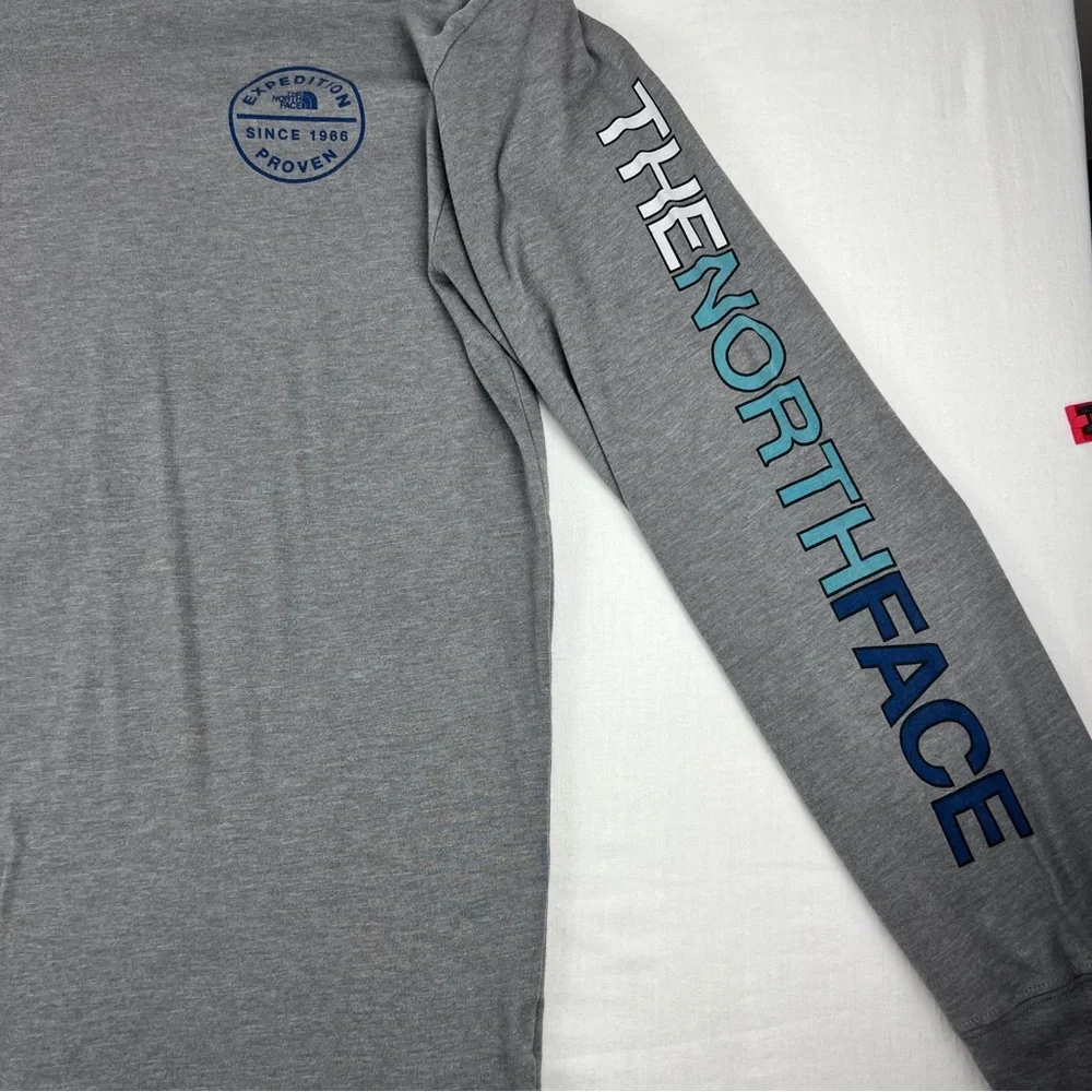 The North Face Grey Long Sleeve, Expedition‎ Proven Shirt, Size M